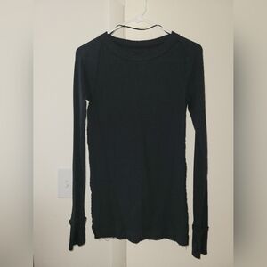 Free People Womens Care Honey B Crew Neck Long Sleeve Top Shirt